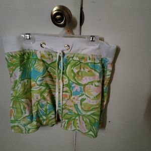 Lilly Pulitzer linen mini skirt
